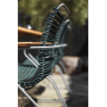 Крісло Click Dining Chair Bamboo Armrests Olive Green4